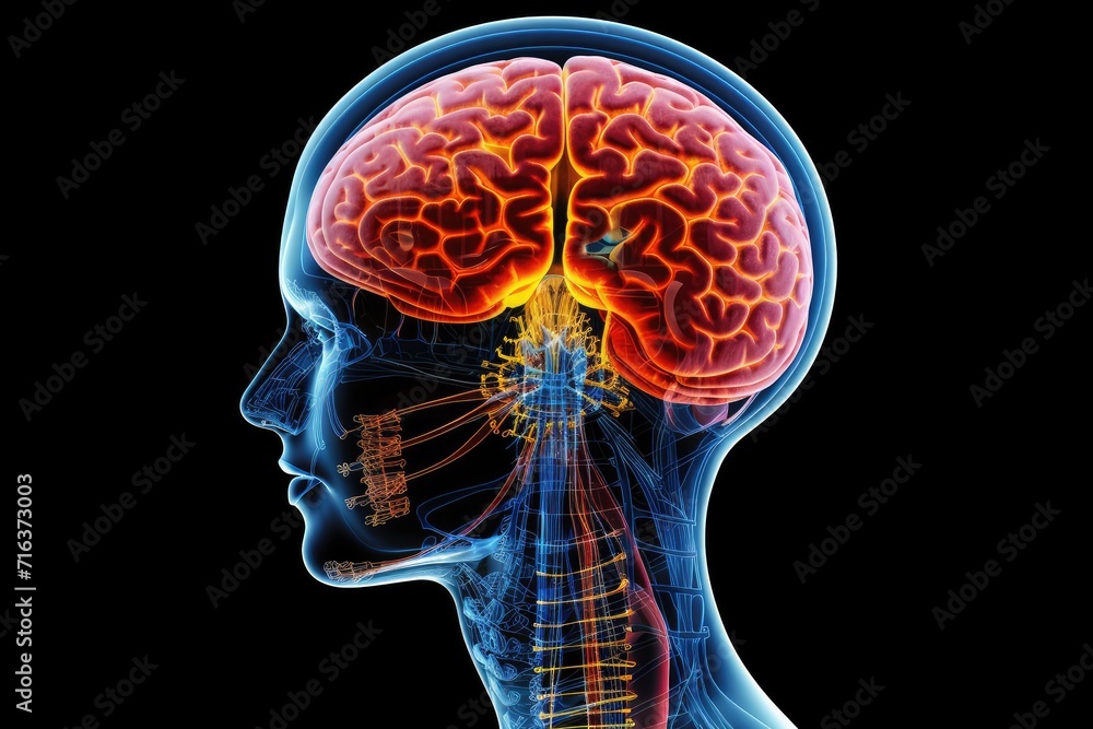 Poster spatial intelligence fornix central neural pinnacle. hypnopompic state, positive mindset science ill