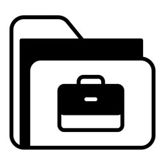 Fototapeta premium Stationery cup solid glyph icon