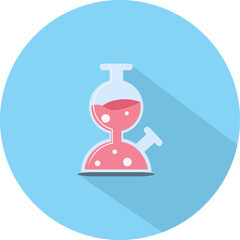 Circle Science Tube Icon