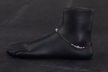 Silver anklets (payal)