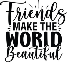 best friend svg and t-shirt design