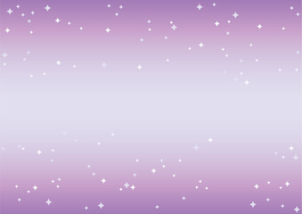 Fototapeta na wymiar 星がきらめく紫系グラデーション背景