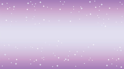 星がきらめく紫系グラデーション背景（16：9）