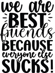 best friend svg and t-shirt design