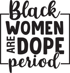 Obraz premium black girl svg and t-shirt design
