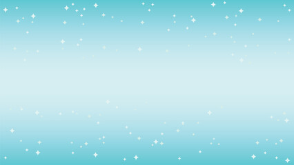星がきらめく水色系グラデーション背景（16：9）