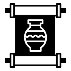 Antiquity page solid glyph icon