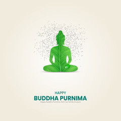 Buddha Purnima, Buddha Purnima creative design for socal media post.