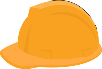 Yellow Safety Helmet Icon