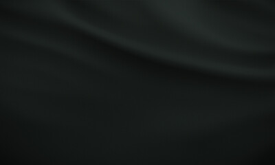 Dark wavy fabric background.