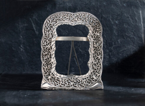 Royal silver frame