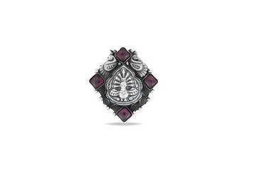 Silver Diamond Ring