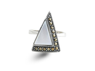 Silver Diamond Ring