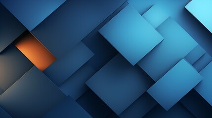Obraz premium Abstract background design, composition with blue geometric shapes