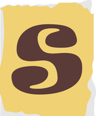 Ransome Note With Alphabet