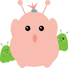 Cute Alien Illustration