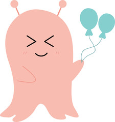 Cute Alien Illustration