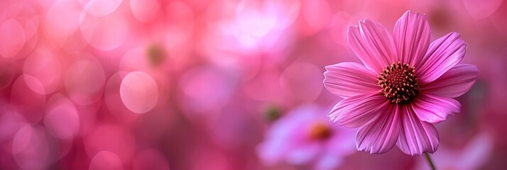 Sulphur Cosmos Considered Annual Herb, Banner Image For Website, Background, Desktop Wallpaper