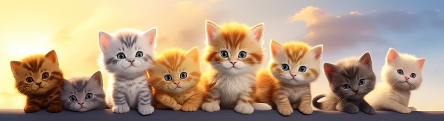 A charming and cute kitten, bringing joy with its playful demeanor.