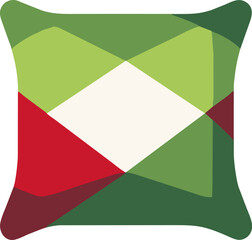 Illustration of a simple design of a cushion.