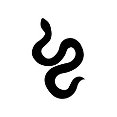 Obraz premium Snake icon vector. Spineless illustration sign. Reptile symbol or logo.