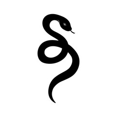 Obraz premium Snake icon vector. Spineless illustration sign. Reptile symbol or logo.