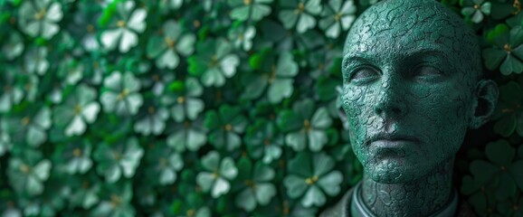 Isolated St Patricks Day Mannequin Shamrock, HD, Background Wallpaper, Desktop Wallpaper