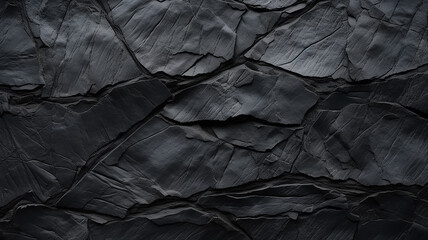 black background, stone texture with cracks, charcoal view for design