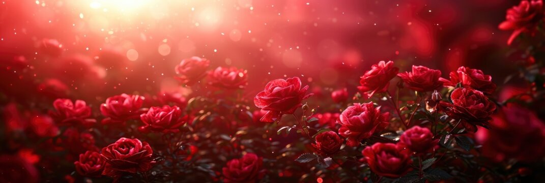  Background Red Roses Flowers, Banner Image For Website, Background, Desktop Wallpaper