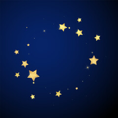 Magic stars vector overlay.  Gold stars scattered