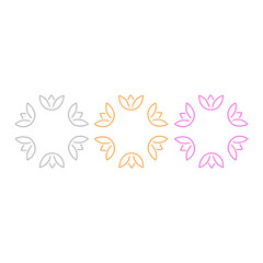 Yoga Wellness Studio Logo Sign Symbol Vector