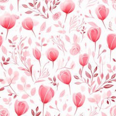 seamless pattern with roses