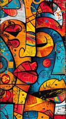 Obraz premium graffiti on the wall