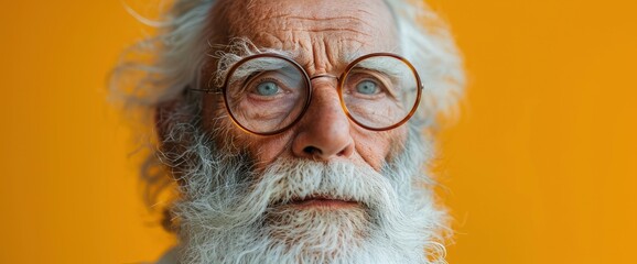 Old Caucasian Man Long White Beard, HD, Background Wallpaper, Desktop Wallpaper