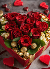 chocolate rose valentine