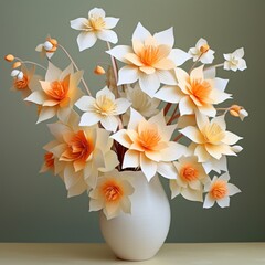 World's some nice paper flowers vase images