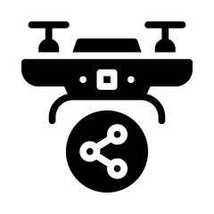 drone glyph icon