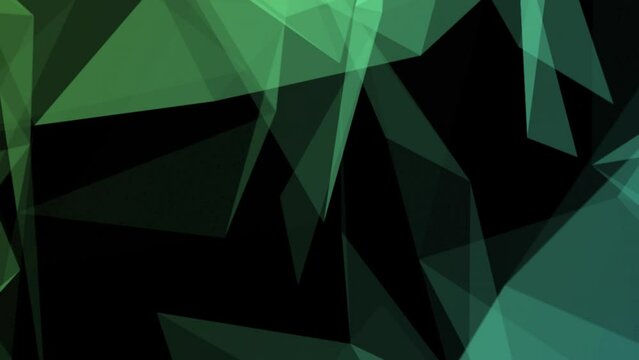 abstract green background with triangles  transparent background