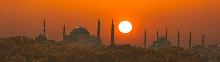 Hagia Sophia and Blue Mosque, Istanbu, Turkey