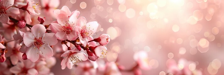  Spring Time Background Beautiful Blooming Tree, Banner Image For Website, Background, Desktop Wallpaper
