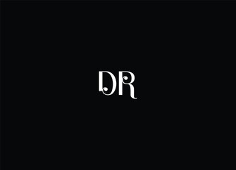 Best DR  letter logo design and initial logo