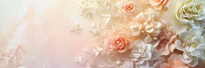  Wedding Background Floral Dekoration On Tender, Banner Image For Website, Background, Desktop Wallpaper