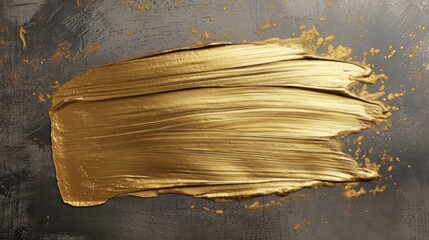 luxurious gold foil texture paired with an elegant gold brush stroke transparent background