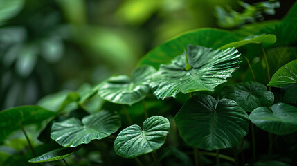 Fototapeta na wymiar Fresh green leaf