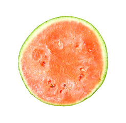 Watermelon slice isolated on transparent background
