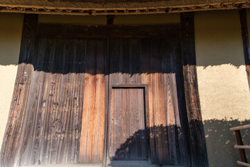 古民家の木戸