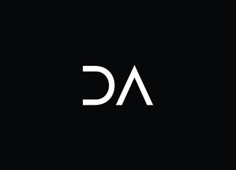 Best DA letter logo design and initial 