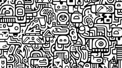 Cute graffiti art abstract background poster web page PPT, art background