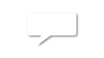 Fototapeta premium white speech bubble shape with white background. space for text. abstract blank area for rill text of font.