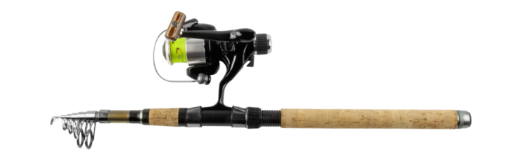 rod spinning on the white backgrounds